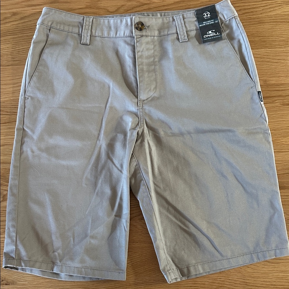 O'Neill Men's Khaki Flat Front Shorts